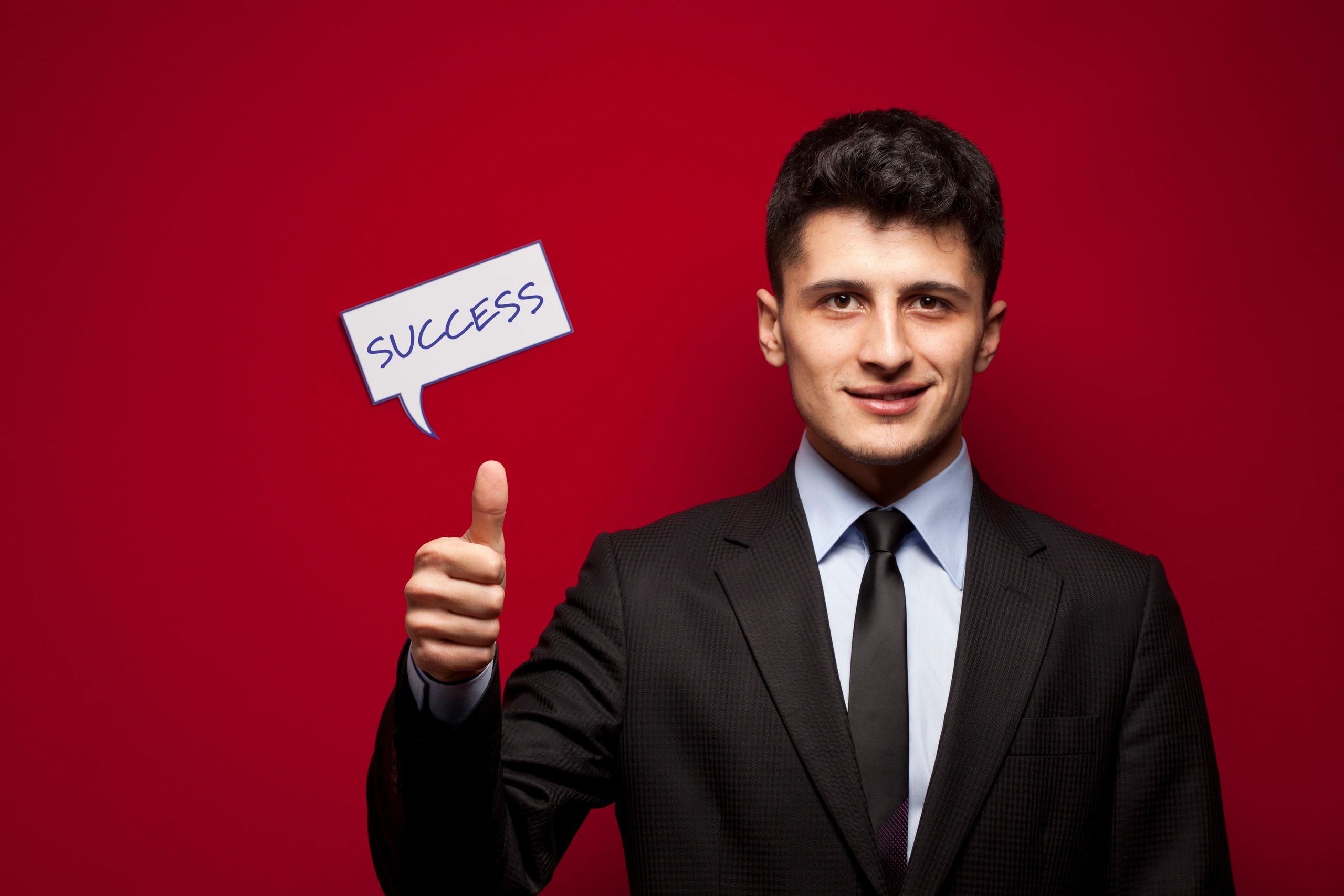 Business client testimonial portrait