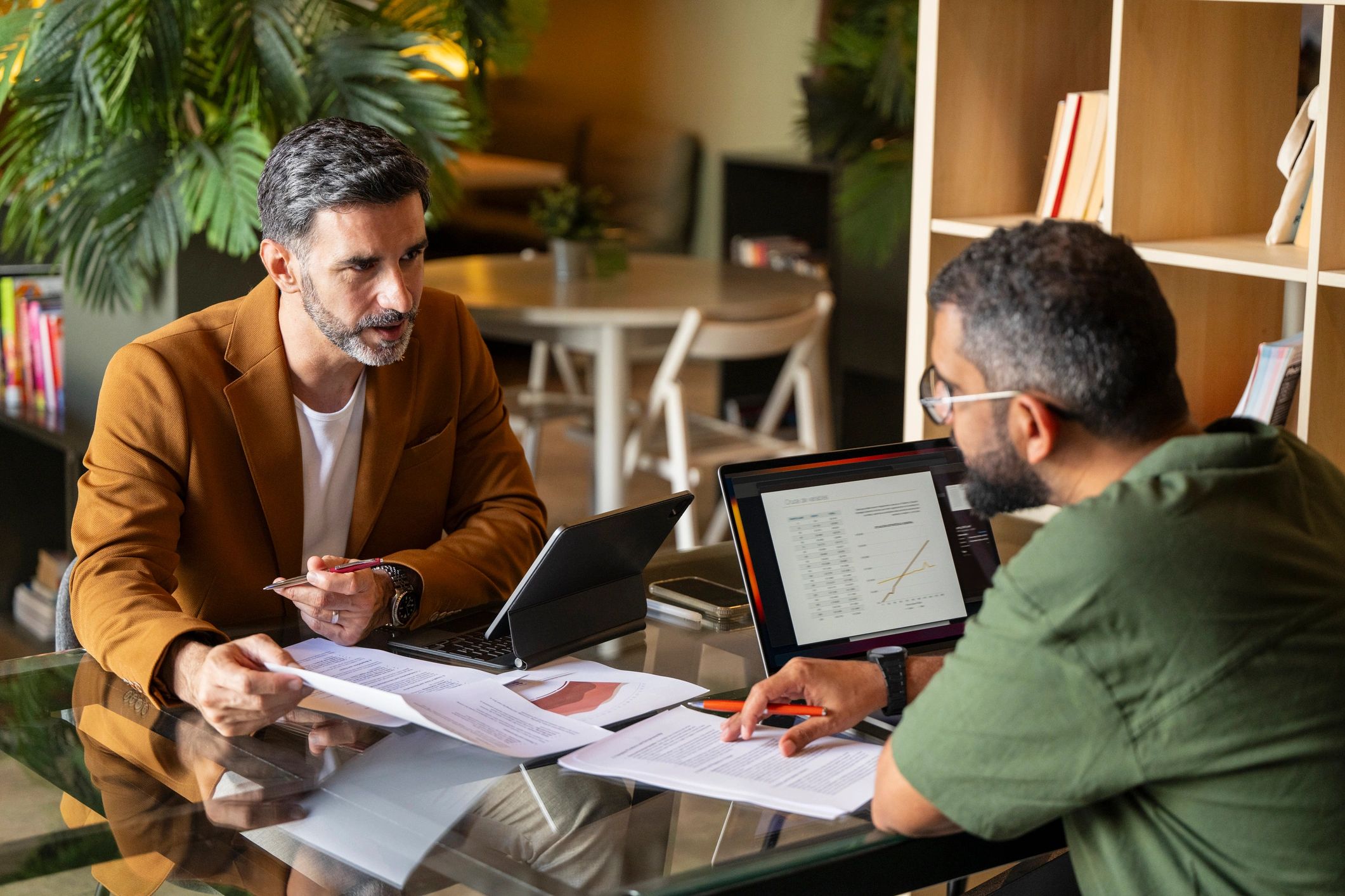 Businessman consulting portrait - James Patel