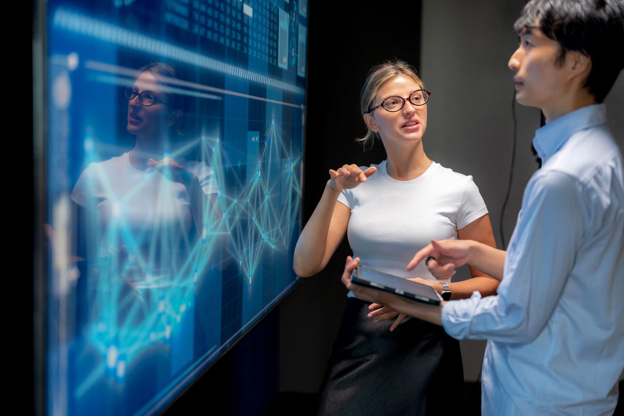 business consulting modern office digital technology finance